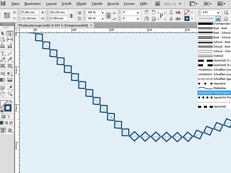 Pfad-Werkzeuge in InDesign