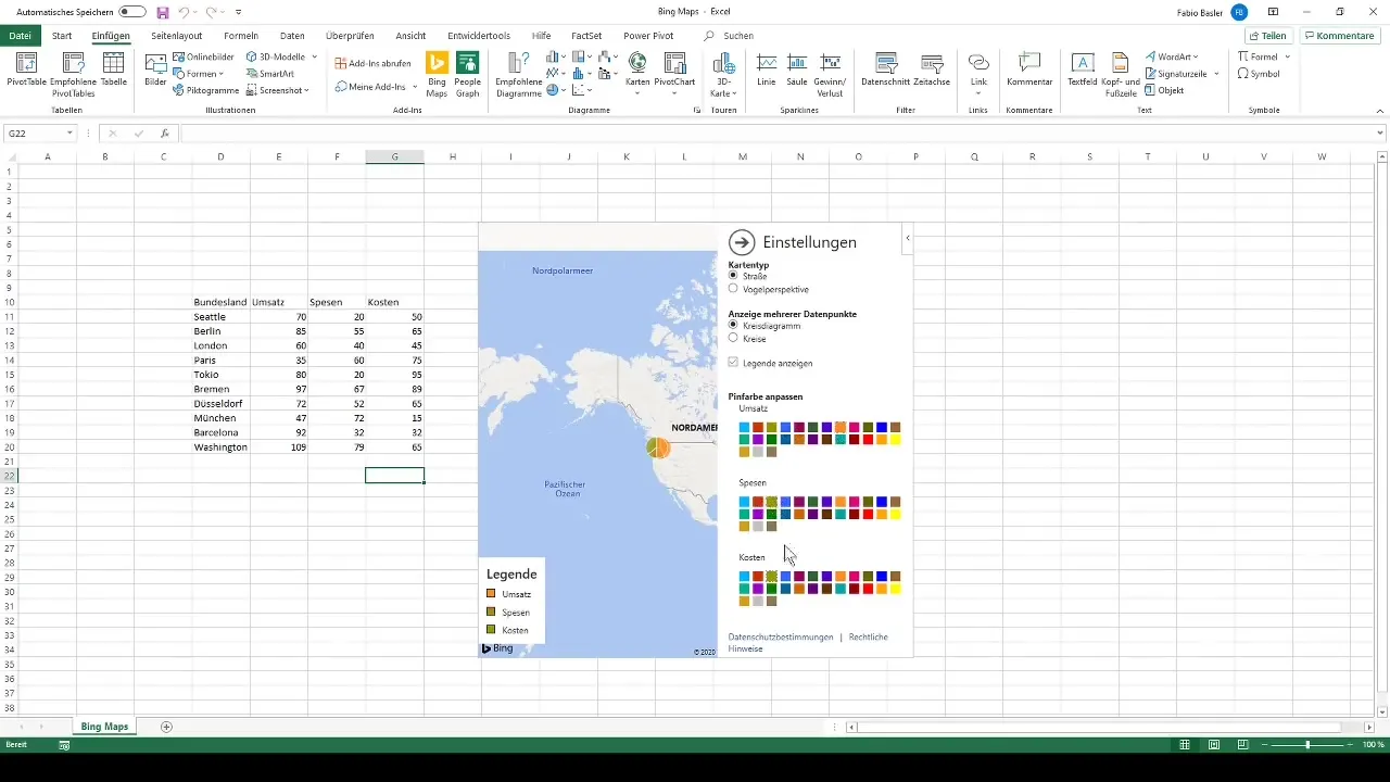 Vytvoření vizualizace dat s 3D grafikou v programu Excel