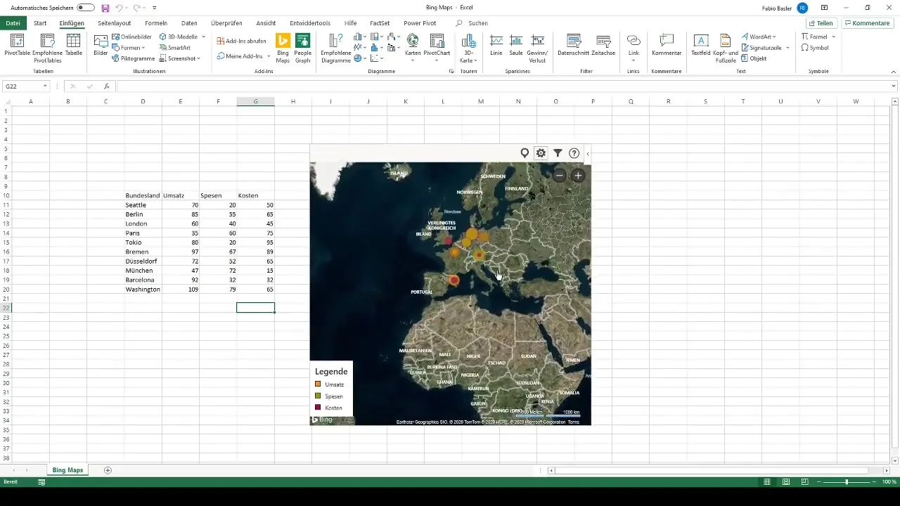 Vytvoření vizualizace dat s 3D grafikou v programu Excel