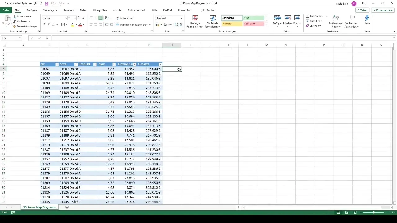 Utilizar mapas 3D de forma eficaz no Excel