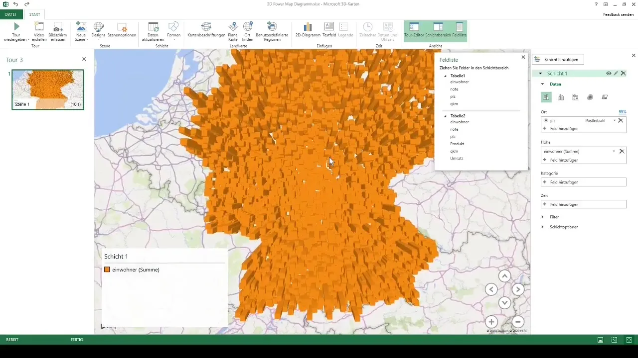 Efektīva 3D karšu lietošana programmā Excel