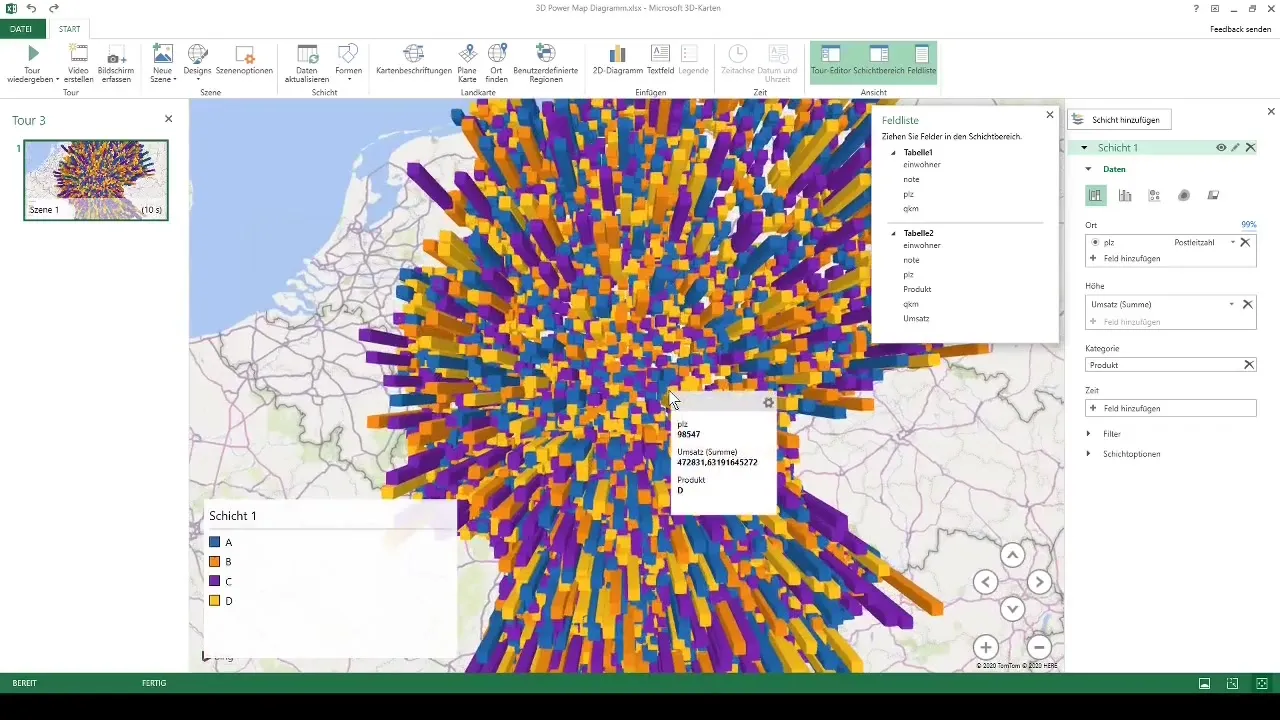 Utilizar de manera efectiva las tarjetas 3D en Excel