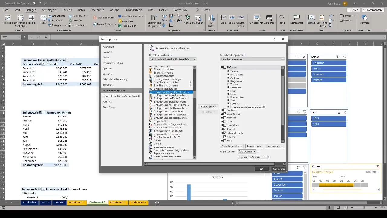 Създайте професионални табла с PowerView в Excel