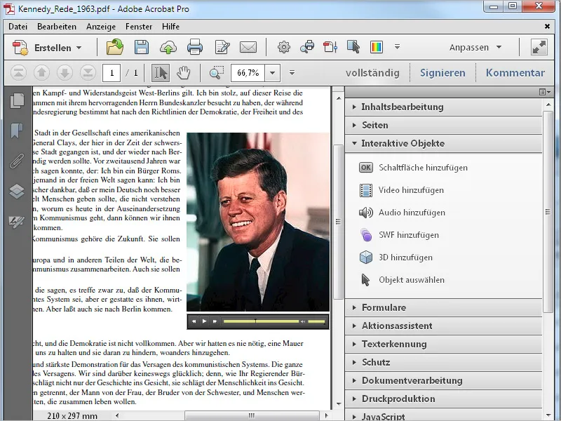 Arricchimento di file PDF con Acrobat - Parte 2