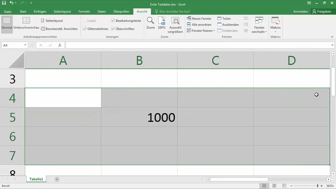 Adjusting zoom mode in Excel - Step by step instructions