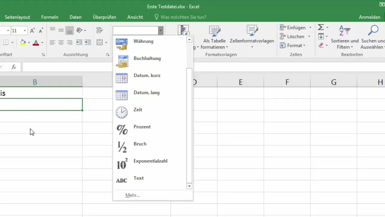 Noções básicas de introdução de texto e formatação de números no Excel