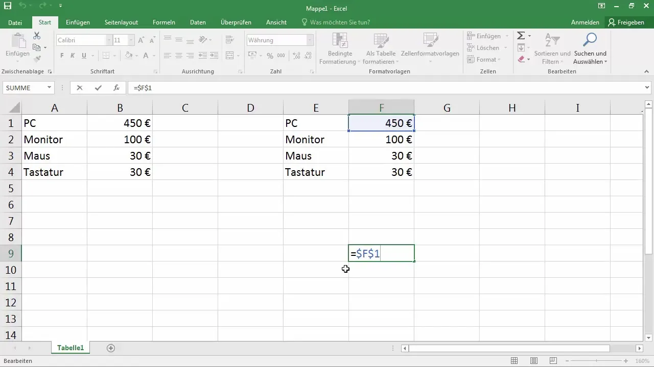 Compreender e utilizar as referências de células do Excel