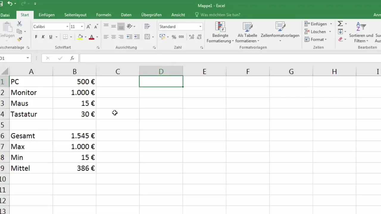 Use Excel as an effective calculator