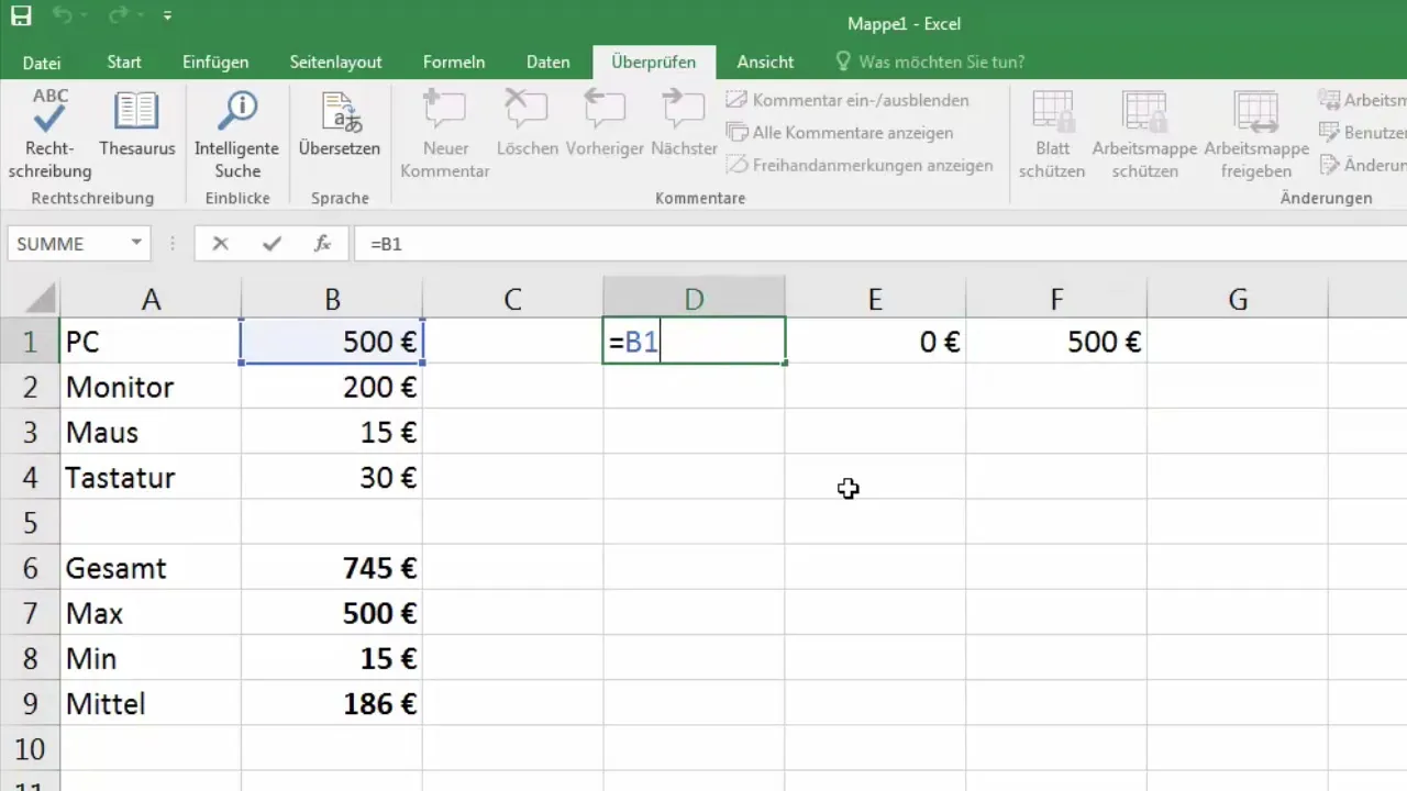 Hvordan Excel tenker ved referanser og kopierer formler