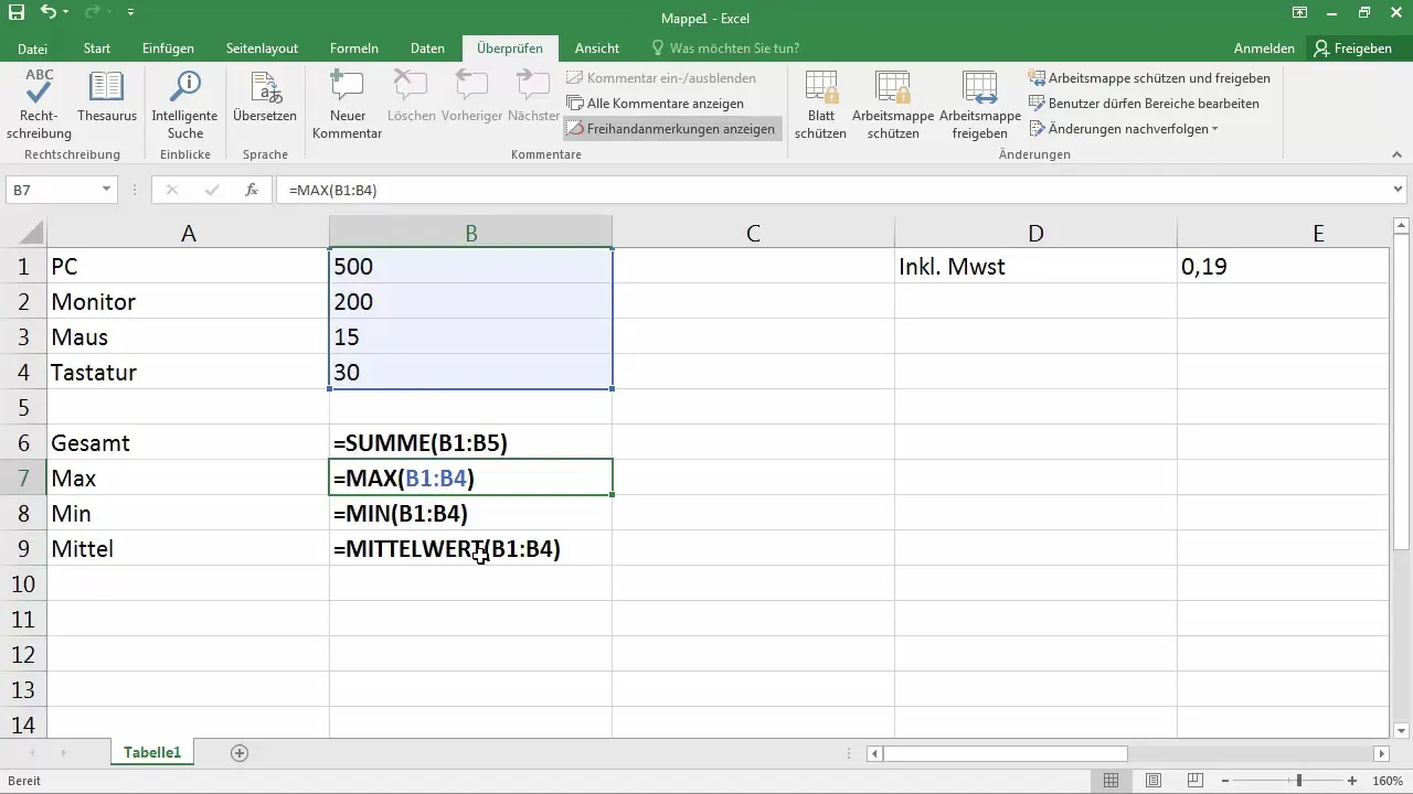 Comprendre les formules Excel - comment activer la vue des formules