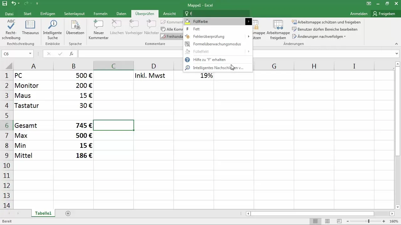 Excel formülleri anlamak - formül görünümünü nasıl etkinleştirirsin