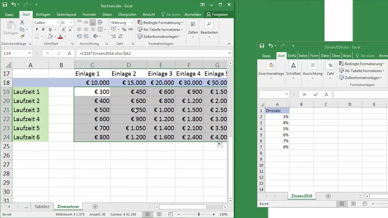 Create Excel references: Linking files for data analysis