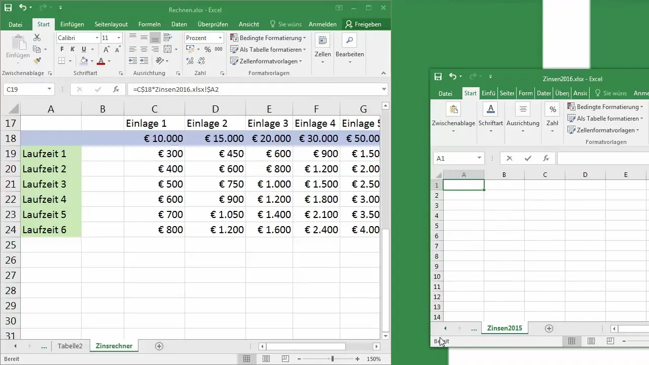 Opprett Excel-referanser: kobling av filer for dataanalyse