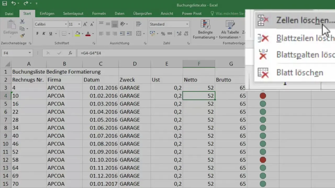 Insert and delete rows and columns in Excel