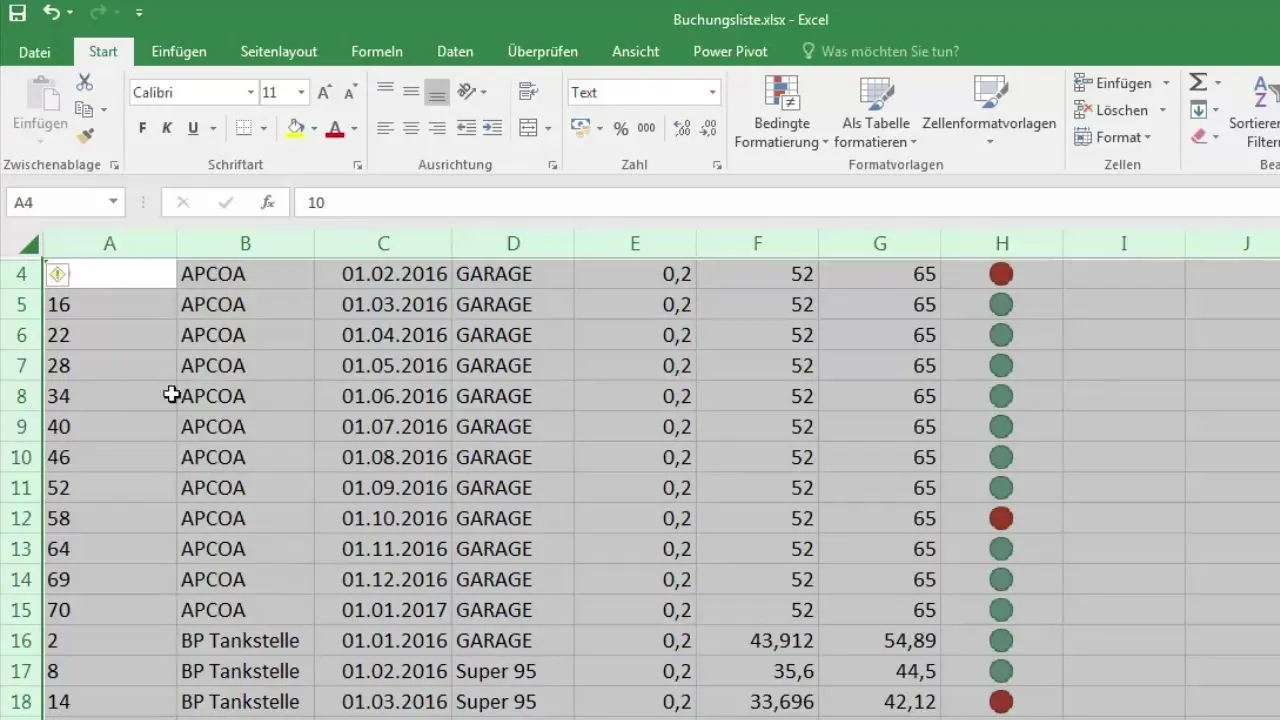 Ocultar e mostrar eficazmente colunas e linhas no Excel