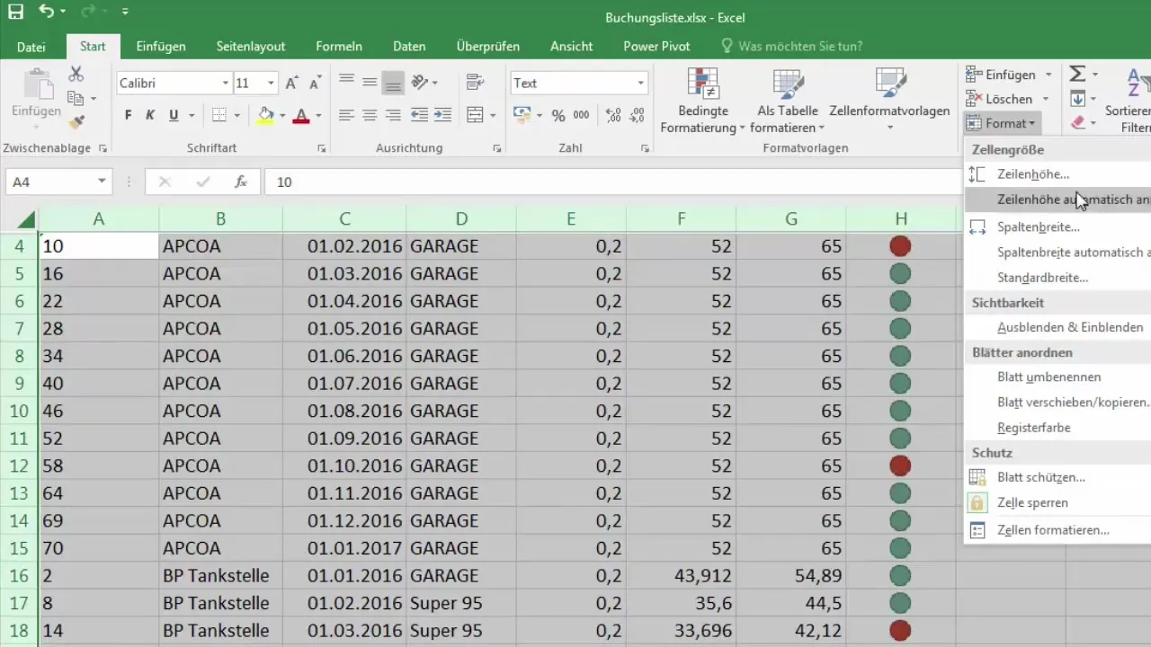 Menyembunyikan dan menampilkan baris dan kolom secara efektif di Excel