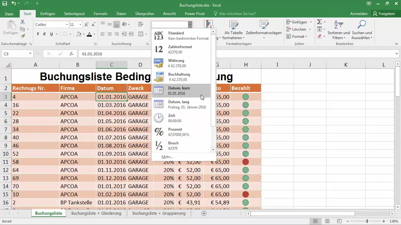 Formatação eficaz de células Excel para principiantes