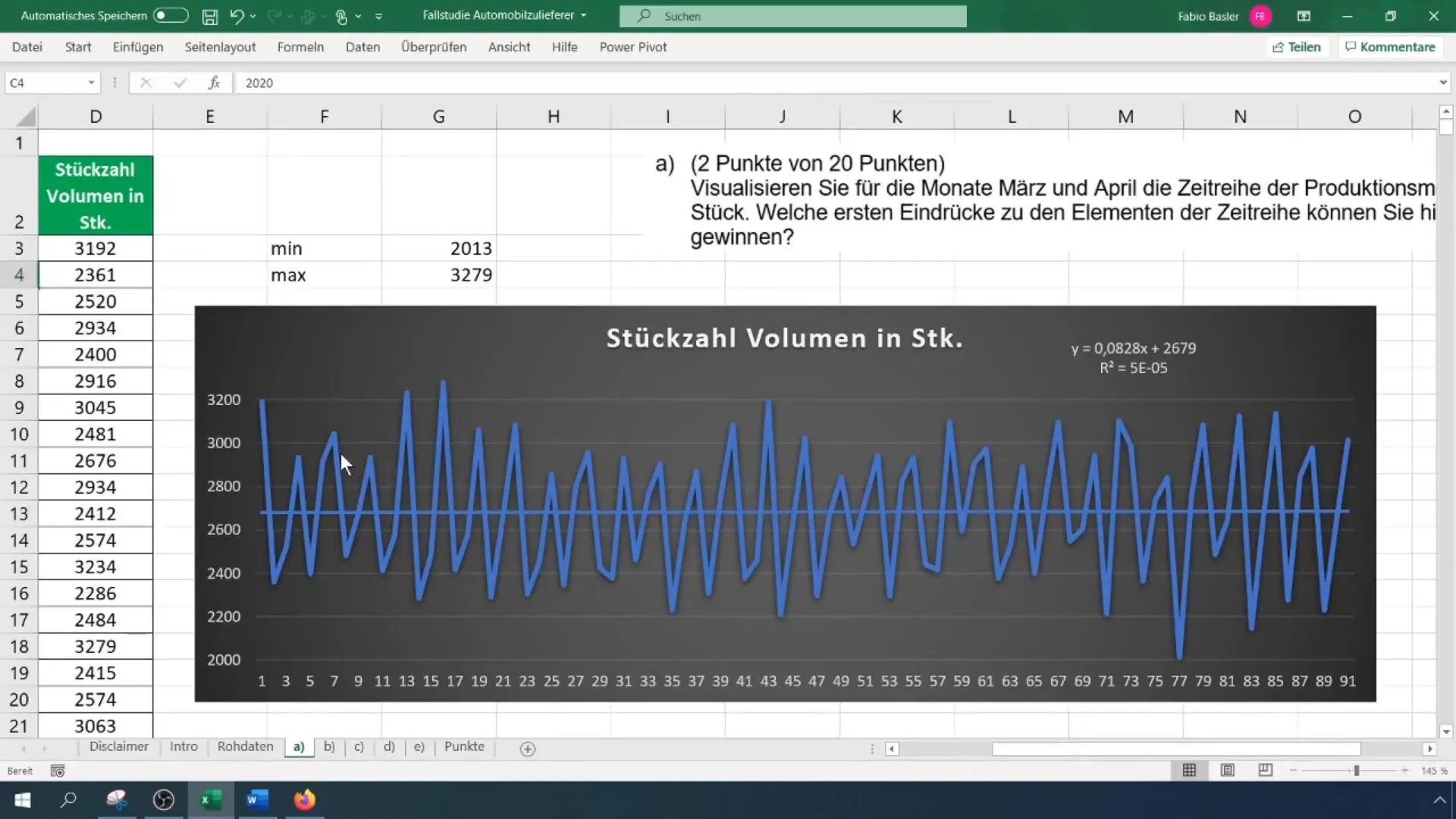 Analyse de données avec Excel pour des études de cas