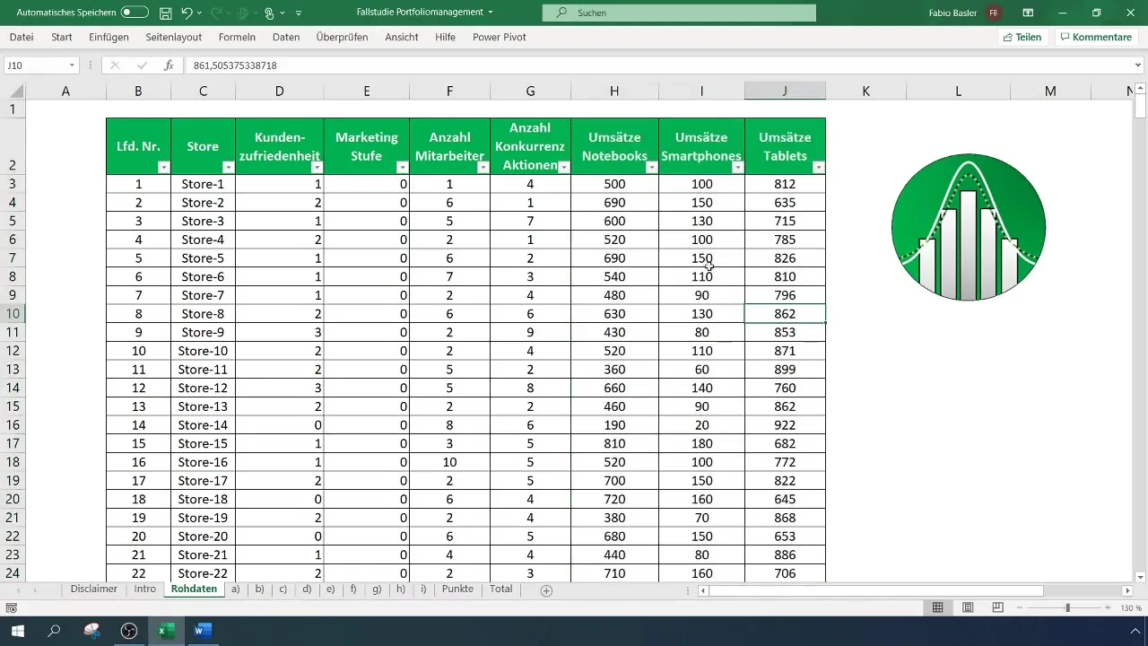 Deskriptivní statistika v portfoliovém řízení