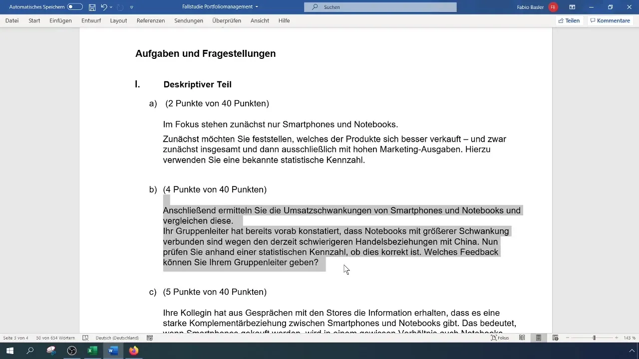 Omzetfluctuaties analyseren: Instructies voor dispersieanalyse met Excel