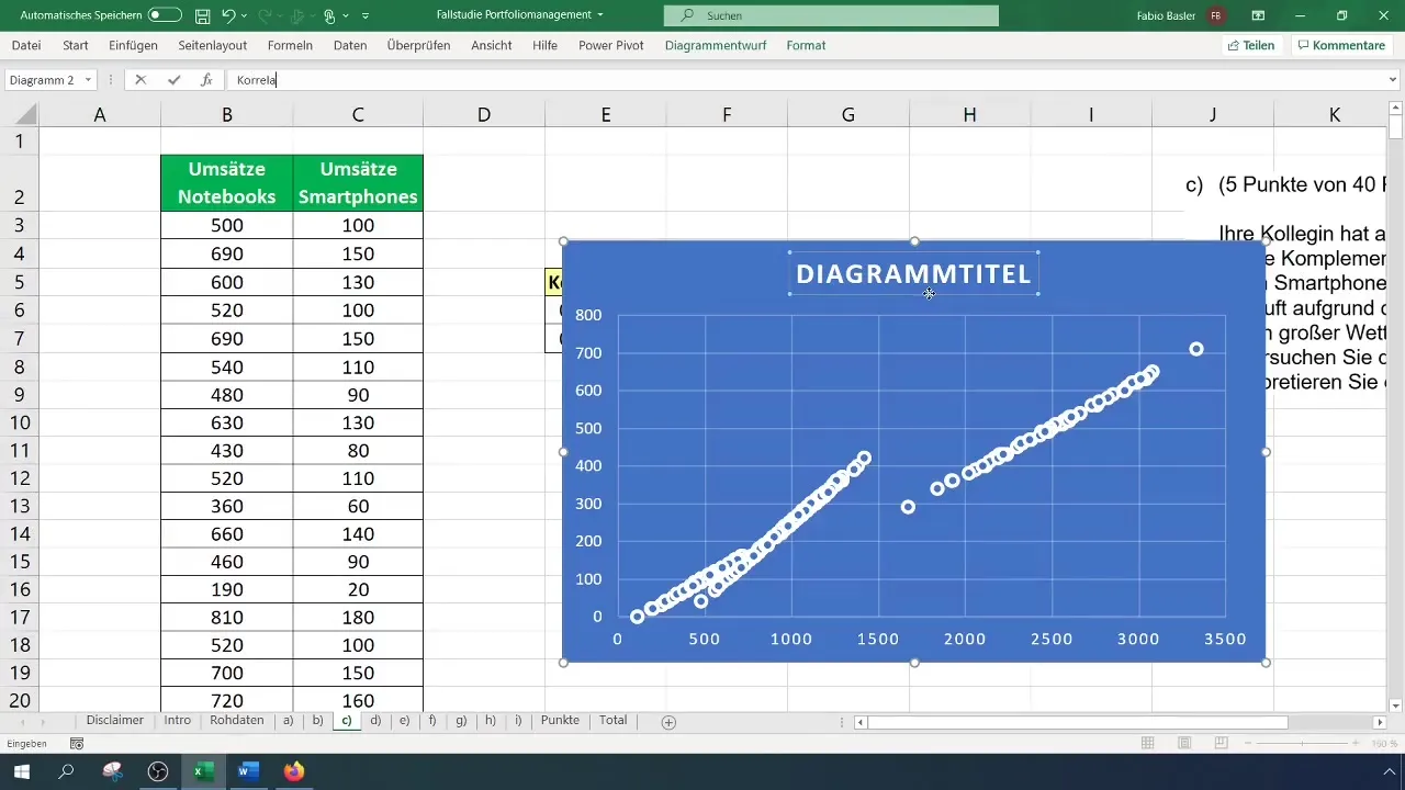 Analyse de corrélation et coefficient de Pearson dans Excel