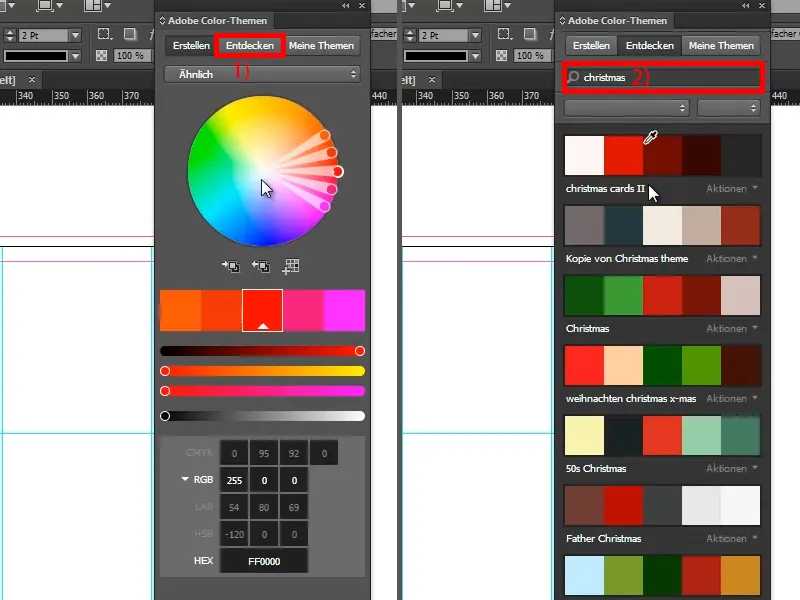 Julehilsen til forretningskunder i InDesign