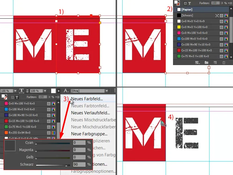 Julehilsen-kort til forretningskunder i InDesign