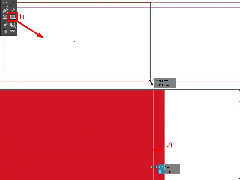 Carte de vœux de Noël pour les clients professionnels sur InDesign