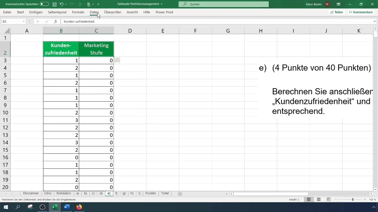 Анализ на корелация на ранговете с Excel за клиентското удовлетворение