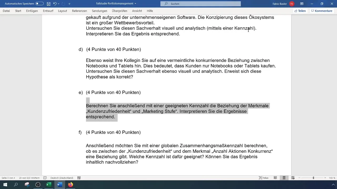 Анализ на ранг корелация с Excel за удовлетвореност на клиентите