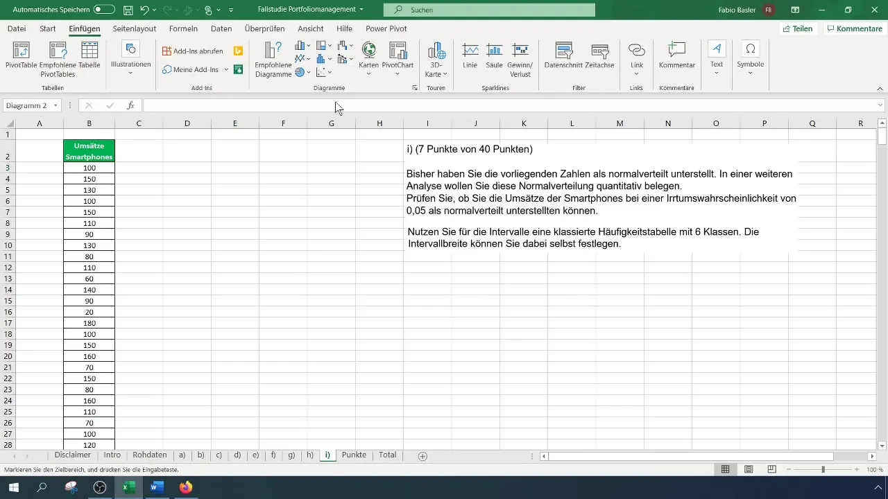 Chi-kvadrāta atbilstības tests normālajam sadalījumam ar Excel