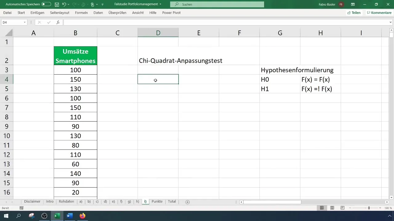 Teste de ajuste do qui-quadrado para distribuição normal com o Excel