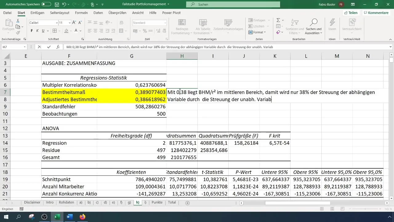 Регресионен анализ в Excel за прогнозиране на оборота