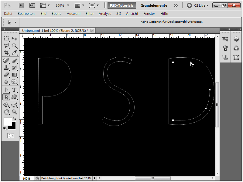 Nuvens sobre texto e formas