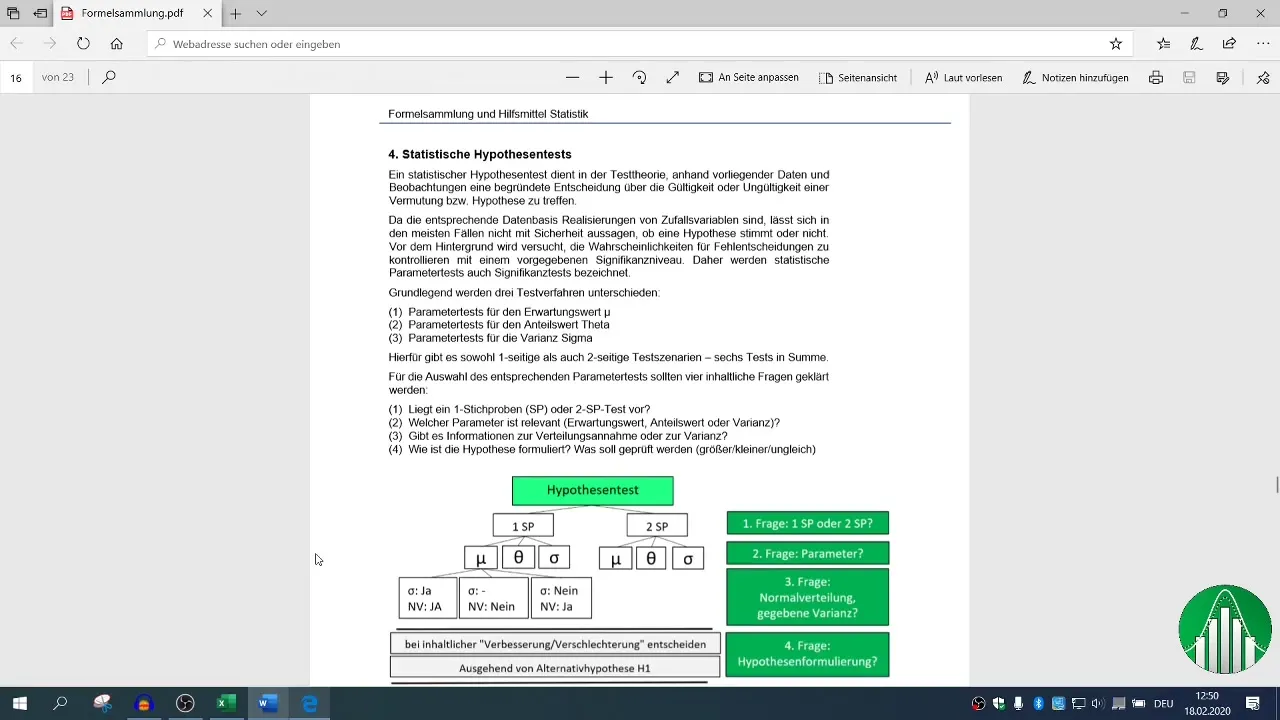 Изпълнете теста за очакваната стойност в Excel