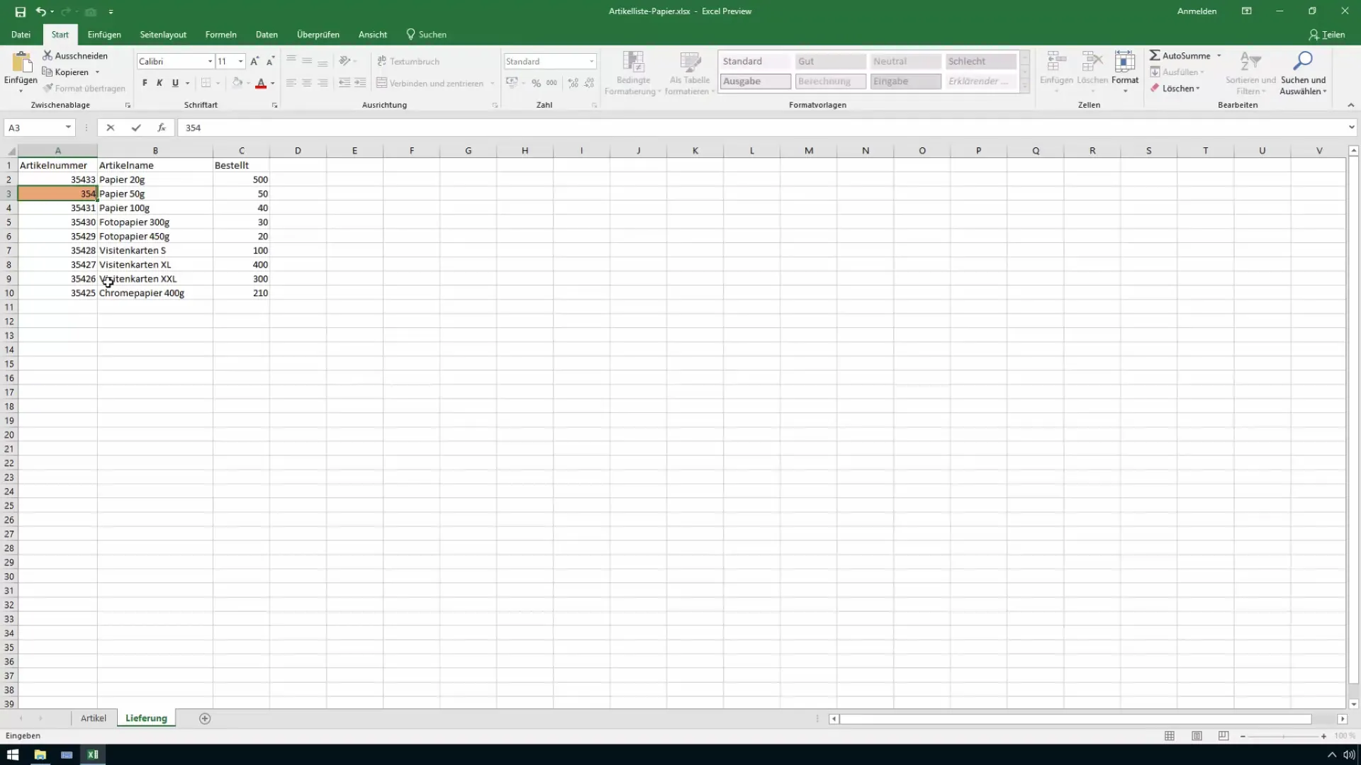 İki Excel tablosunun verimli karşılaştırılması