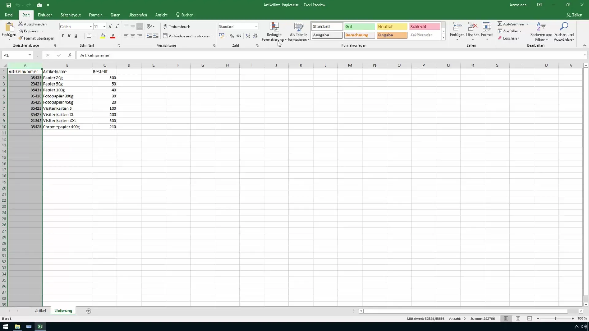 İki Excel tablosunun verimli karşılaştırılması