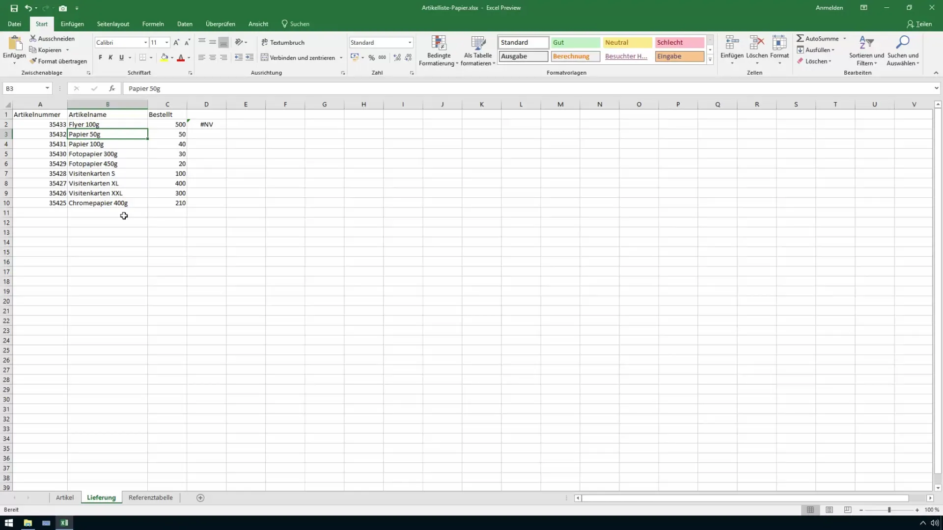 Excel'de değerleri karşılaştırmak - adım adım kılavuz