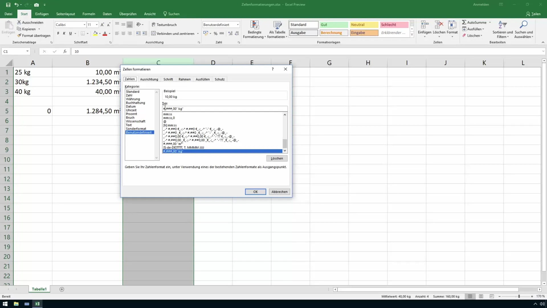 Format cells in Excel effectively with color coding