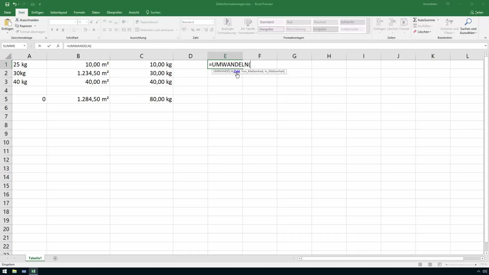 Converter unidades de medida no Excel: instruções simples