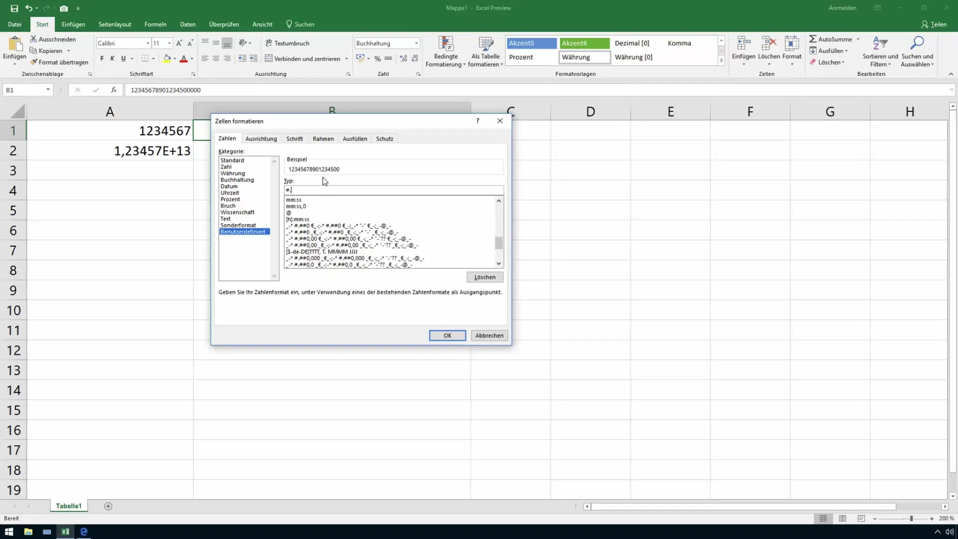 Formatar números grandes de forma eficaz no Excel