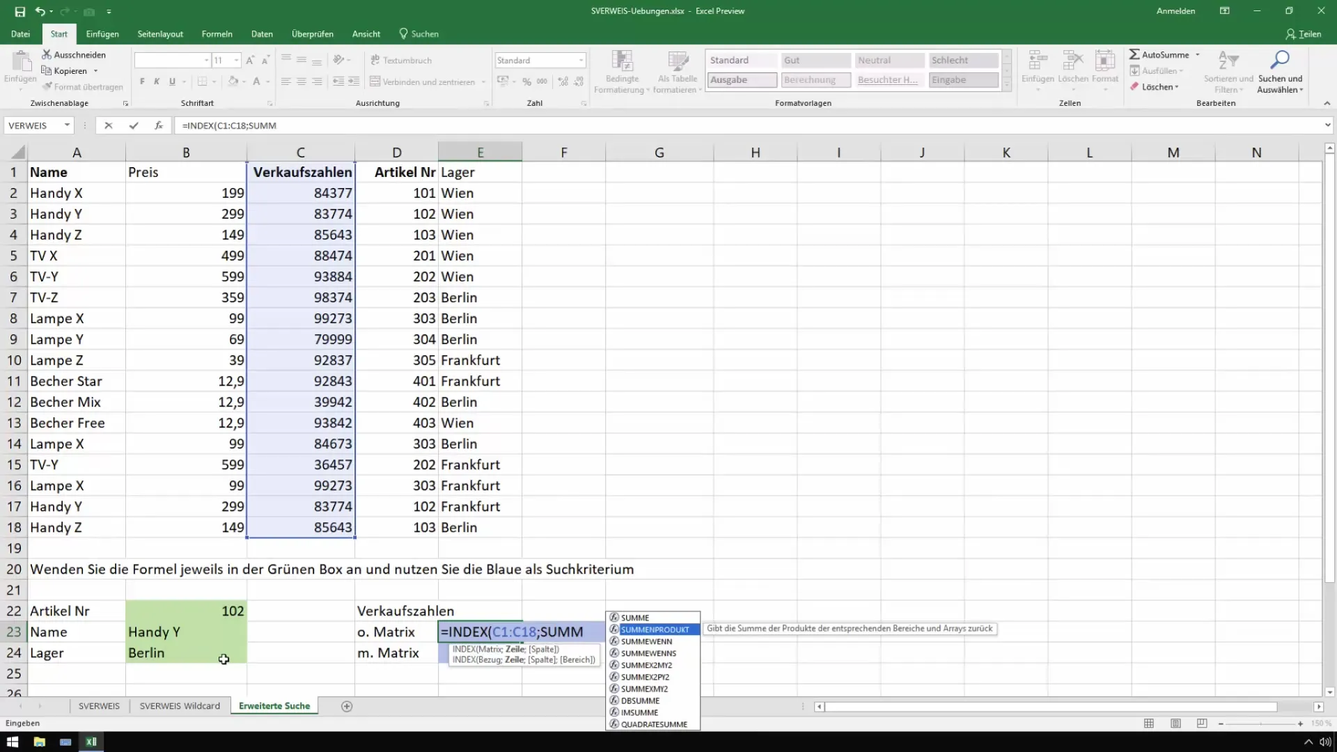 BRUG AF VLOOKUP OVER FLERE KOLONNER I EXCEL EFFEKTIVT