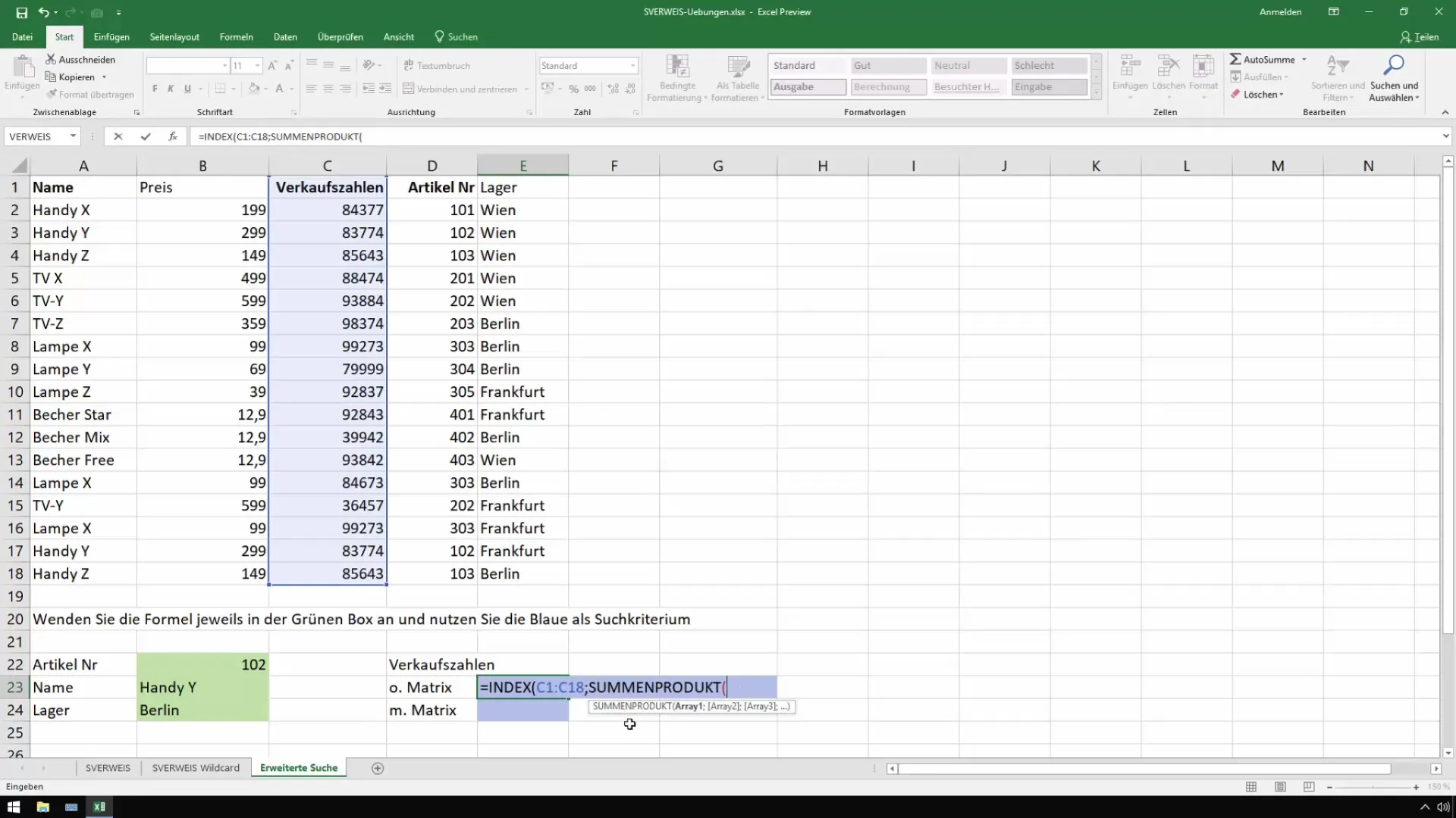 Excel'de SVERWEIS işlevini birden fazla sütun üzerinde etkili bir şekilde kullanma