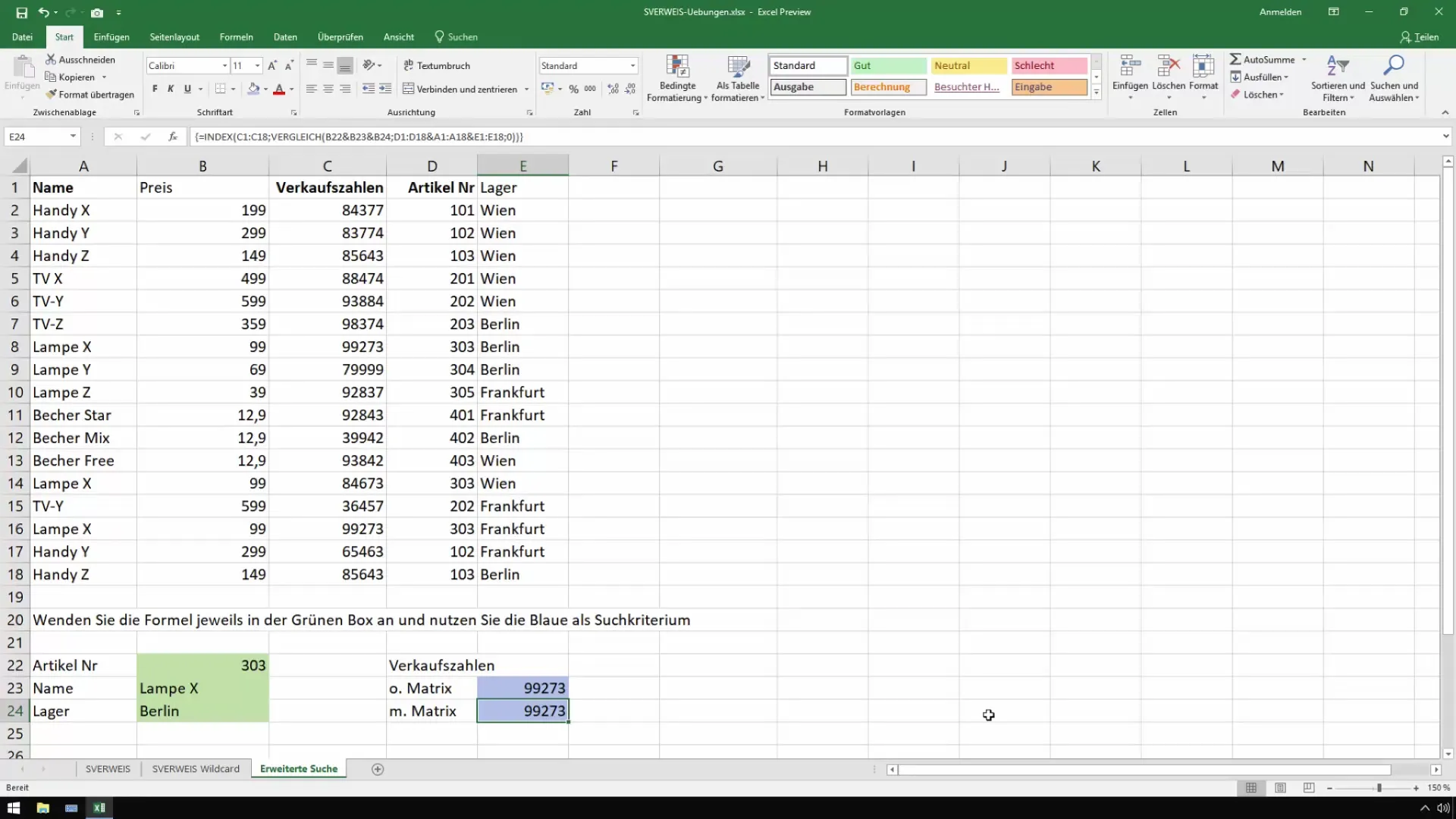 VERT.ZOEKEN effectief gebruiken over meerdere kolommen in Excel