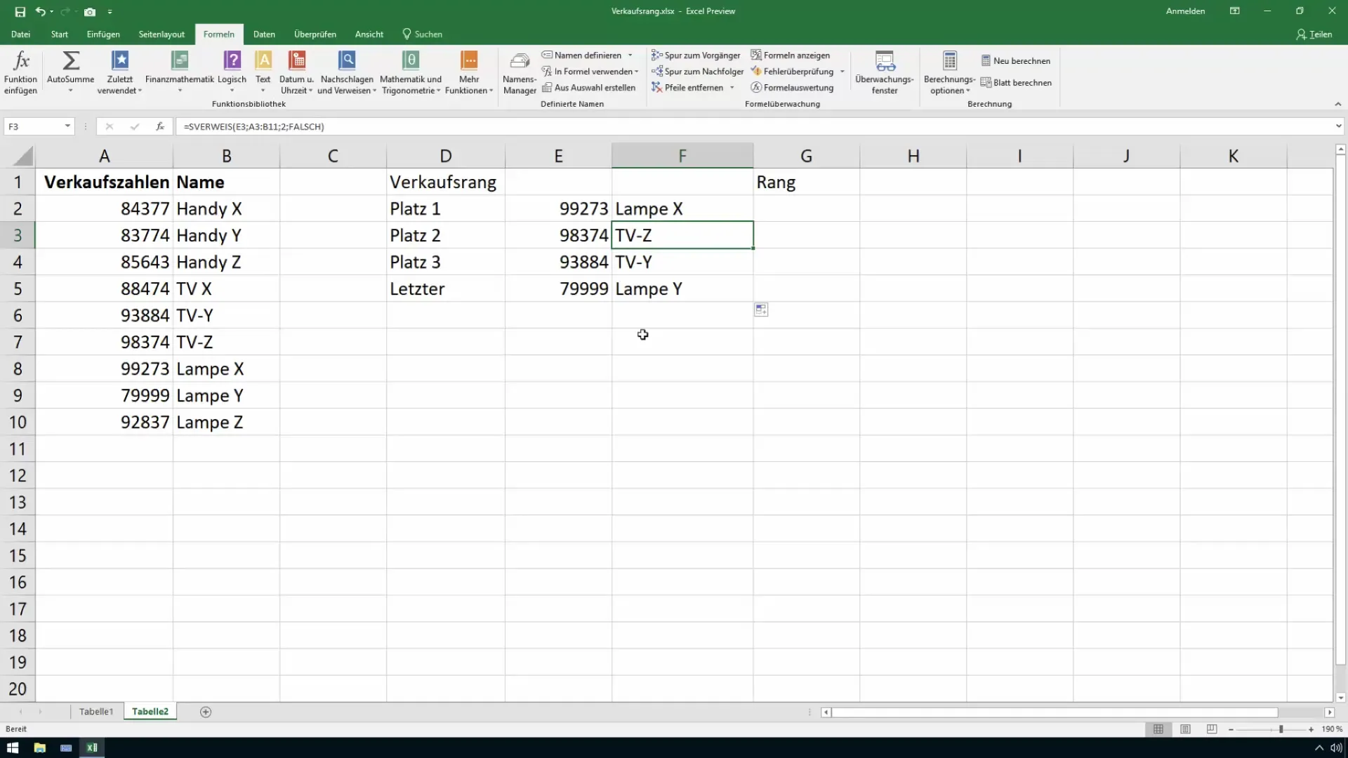 Effektiv bestemmelse af salgsrækker - en Excel-vejledning