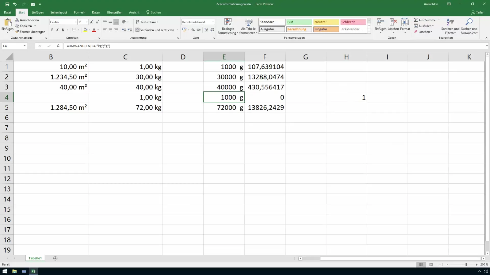 Excel'de hücrelerdeki sıfırlarını gizleme - Adım adım kılavuz