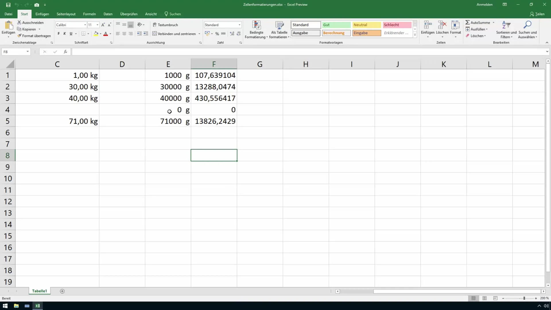 Ocultar valores zero no Excel - instruções passo a passo