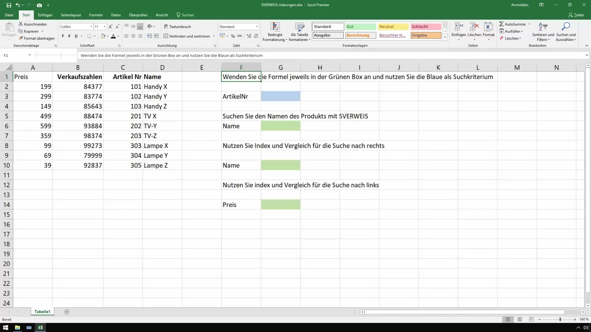 Використання Excel VLOOKUP та INDEX/COMPARE в контролінгу