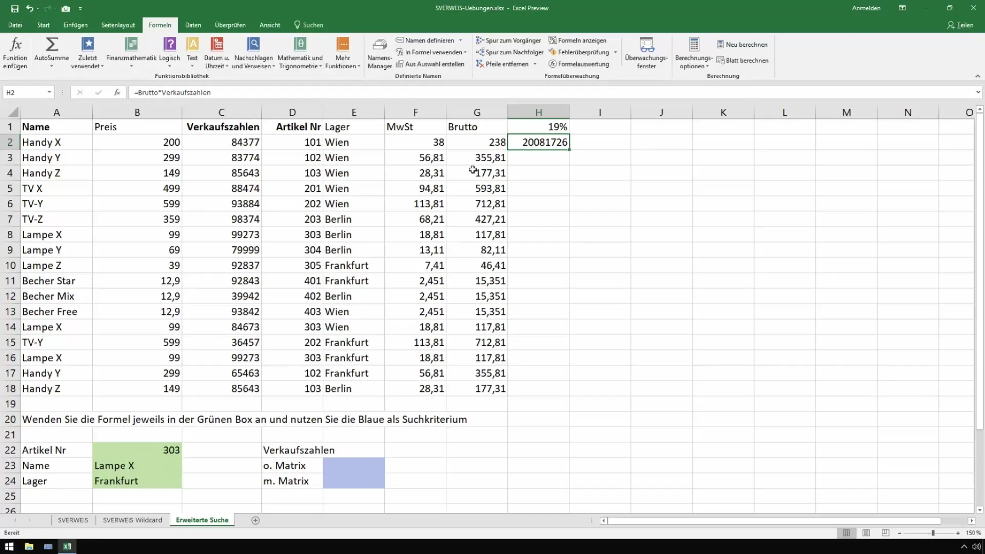 Effective use of names for Excel formulas