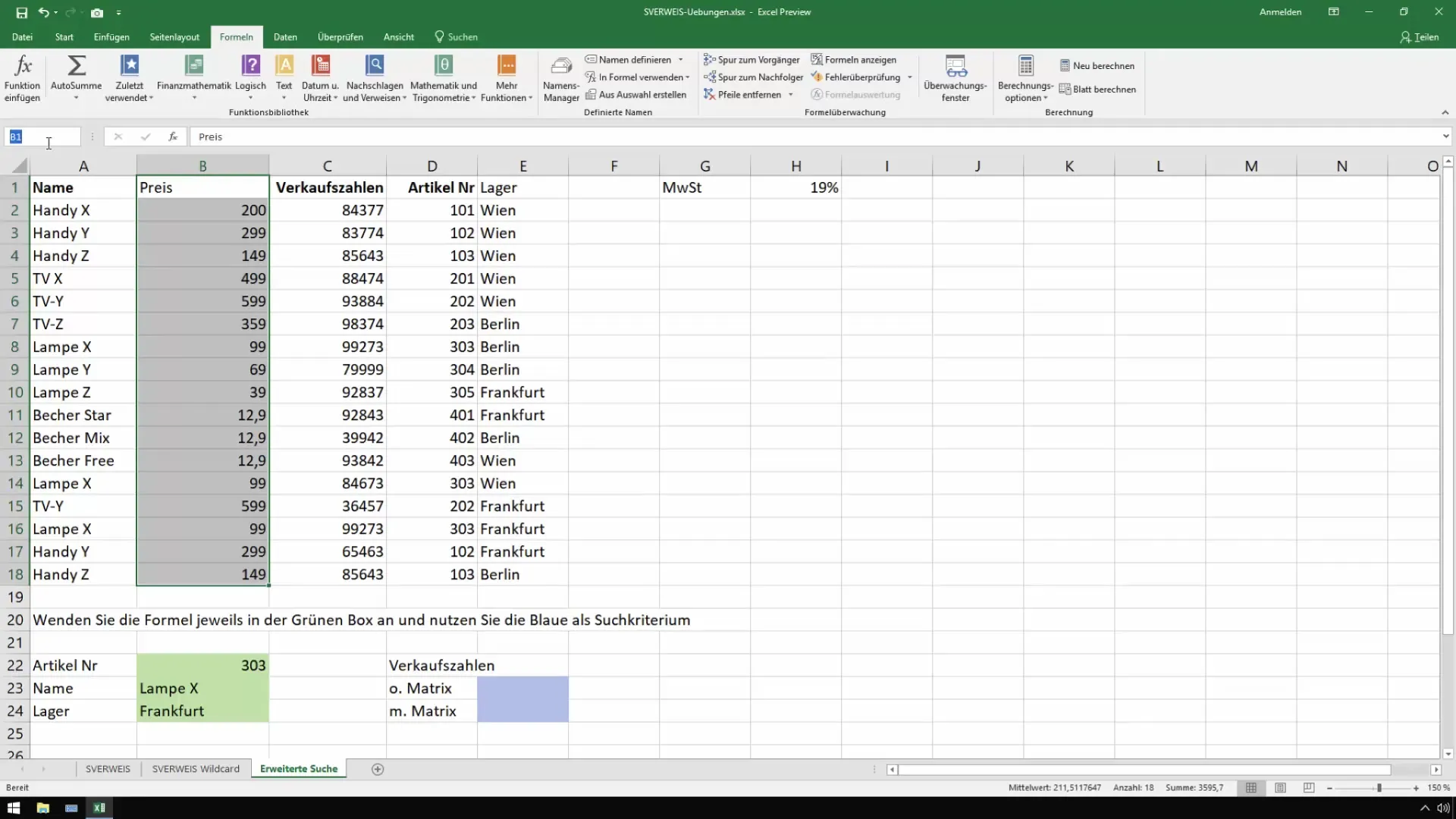 Utilisation efficace des noms pour les formules Excel